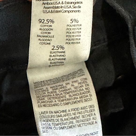 MOTHER The Stunner Zip Ankle Step Fray in Not Guilty Size 27 - Picture 6 of 8